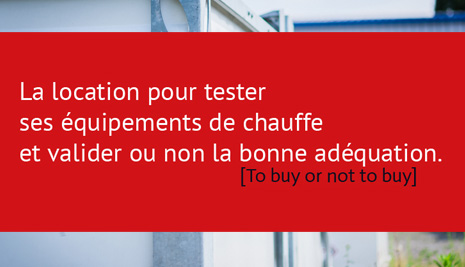 Chaudière pour tests