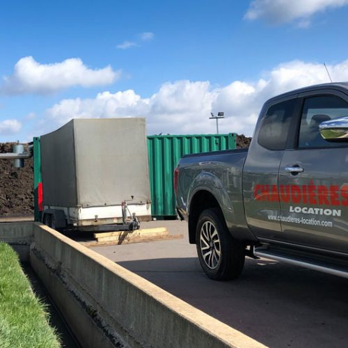 Transport rchaudière emorque pick up