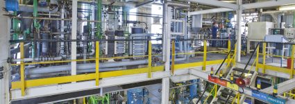 Locaux d'INTEROR, montrant la création chimique