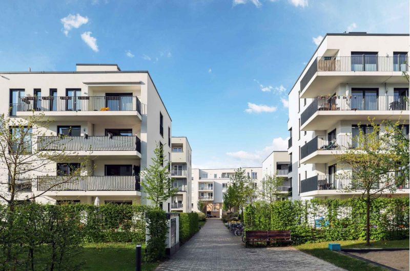 Photo d'un quartier résidentiel