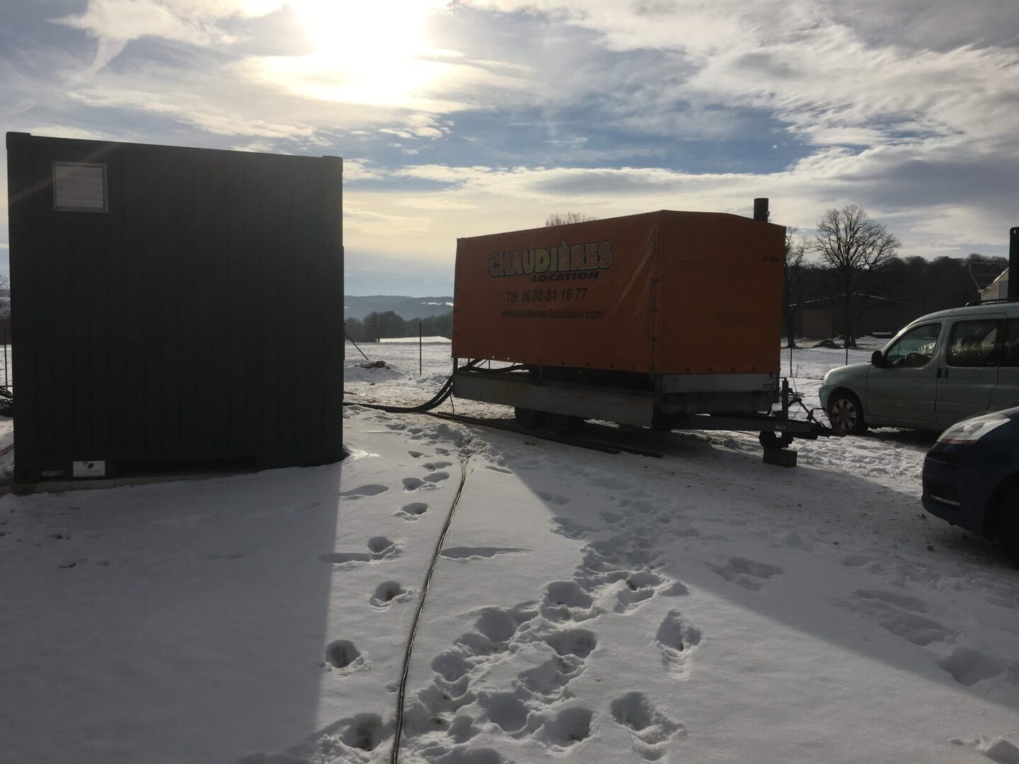 chaufferie mobile location chaudière biogaz