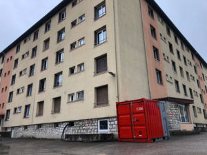 immeuble chaudiere container